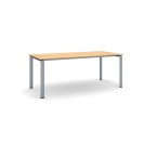 Konferenztisch, Besprechungstisch INFINITY 200x90 cm, Buche, graues Fußgestell