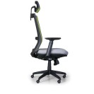 Krzesło biurowe ALMERE, zielono/szare