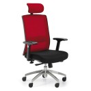 Krzesło biurowe ALTA MF, czerwone
