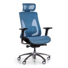 Krzesło biurowe COMFORTE II, niebieskie
