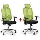 Krzesło biurowe CROSS 1+1 GRATIS, zielony