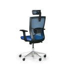 Krzesło biurowe DESI, niebieski