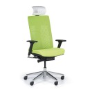 Krzesło biurowe EMOTION, zielone