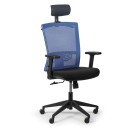 Krzesło biurowe FELIX, 1+1 GRATIS, niebieski
