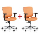 Krzesło biurowe HILSCH 1+1 GRATIS, pomarańczowy
