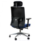 Krzesło biurowe NED F 1+1 GRATIS, niebieski