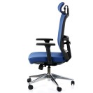 Krzesło biurowe NED F, niebieski
