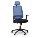 Krzesło biurowe RICH, niebieski