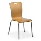 Krzesło do jadalni drewniane RITA 3+1 GRATIS, naturalne