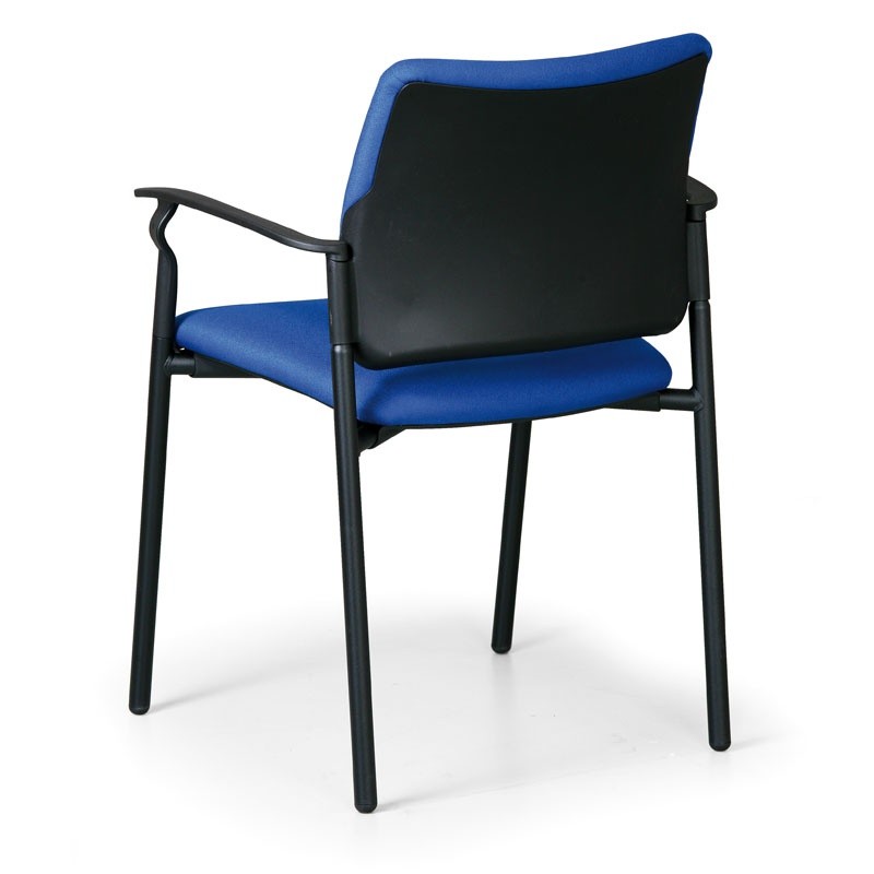 Krzesło konferencyjne ROCKET z podłokietnikami, czarny