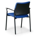 Krzesło konferencyjne ROCKET z podłokietnikami, niebieski