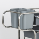 Kuchynský vozík s plastovými nádobami, 920 x 480 x 960 mm