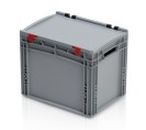 Kunststoff-Transportbehälter mit Deckel 400 x 300 x 335 mm