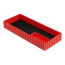 Kunststoffbox für Mikrometer 35-100x250 mm, rot