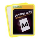 Magnetische Tasche A4, 2 Stk., gelb
