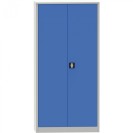 Mehrzweck-Metallschrank, 4 Regalböden, 1950 x 950 x 400 mm, blaue Tür