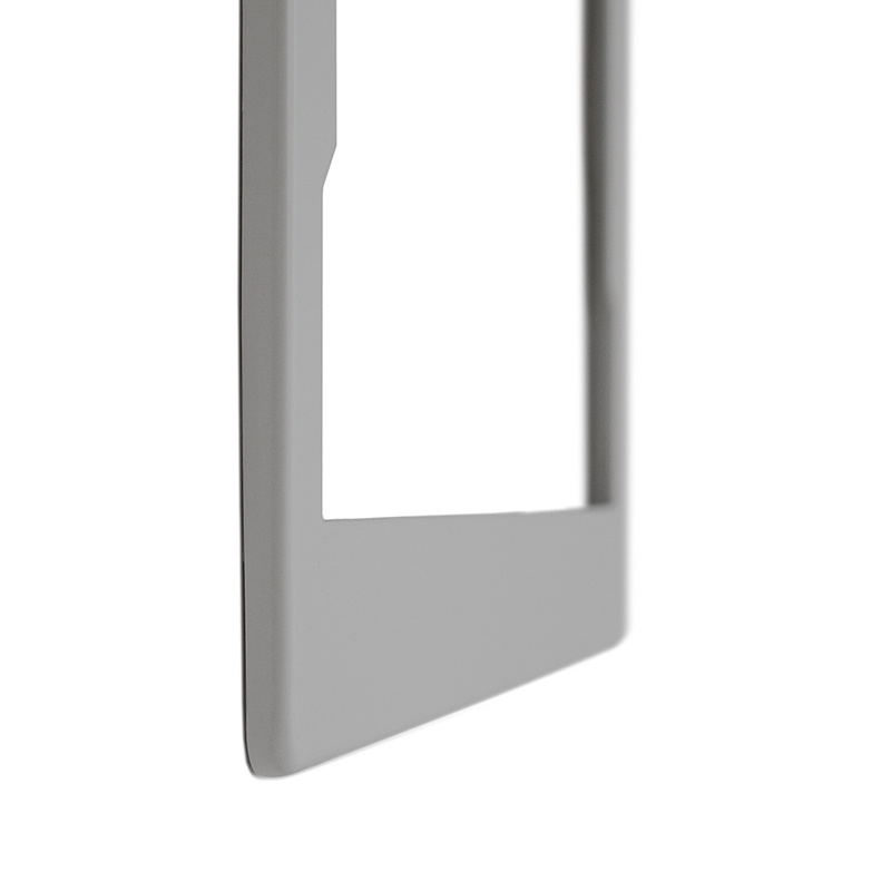 Metall Einschubrahmen – Insert frame DIN A3, silberfarben, Querformat