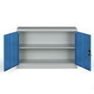 Metallschrank, Aktenschrank, zerlegt, 1 Regalboden, 1200 x 800 x 400 mm, blau