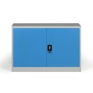 Metallschrank, Aktenschrank, zerlegt, 1 Regalboden, 1200 x 800 x 400 mm, blau
