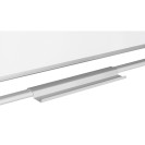 Mobilná otočná obojstranná biela popisovacia tabuľa, magnetická, 1200 x 900 mm