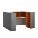 Möbelset U01 SEGMENT, graphit/orange/weiß