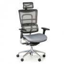 Multifunkčná kancelárska stolička WINSTON SAB, sivá
