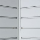 Narożny profil łączący do panelu wiszącego Storia, 2440 mm, biały