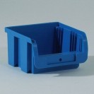 Plastikowy pojemniki COMPACT, 102 x 100 x 60 mm, niebieski
