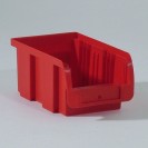 Plastikowy pojemniki COMPACT, 102 x 160 x 75 mm, czerwony