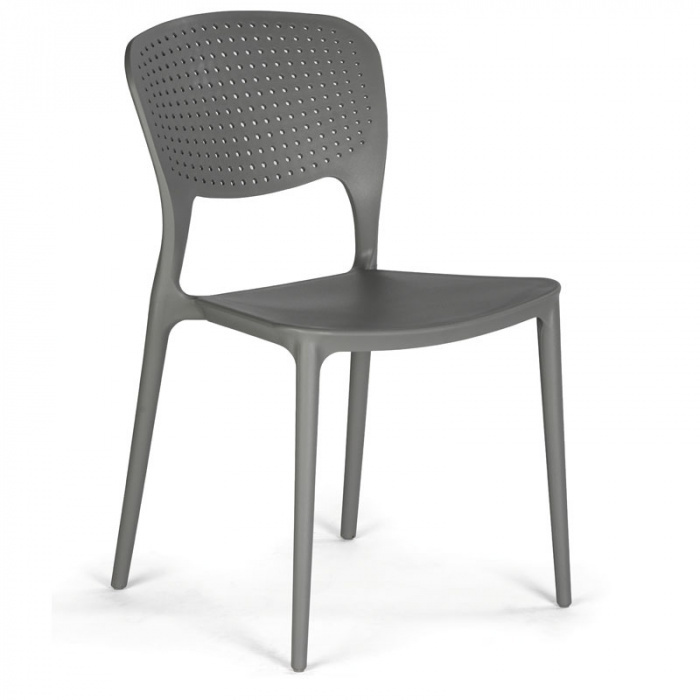 Plastová jedálenská stolička EASY 3+1 II ZADARMO, sivá