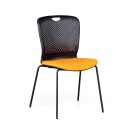 Plastová konferenčná stolička OPEN, oranžová