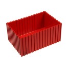 Plastová krabička na náradie 70-150x100 mm, červená