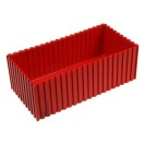 Plastová krabička na náradie 70-200x100 mm, červená