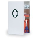 Plastová nástenná lekárnička na pracovisko, náplň DIN 13157