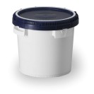 Plastové kbelíky s víkem Click-pack 15 L
