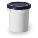 Plastové kbelíky s víkem Click-pack 20 L