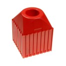 Plastový box pro nástroj s kuželovou stopkou ISO 30, modul 8x8, 1 dutina, červená