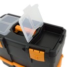 Plastový kufor na náradie s prídavným boxom 420x220x340 mm