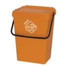 Plastový odpadkový kôš na triedenie odpadu, žltý, 35 l
