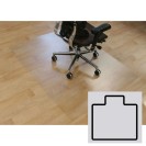 Podložka pod stoličku na hladké podlahy - polykarbonát, tvar T, 1500 x 1200 mm