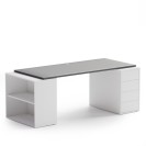 Pracovná doska stola BLOCK, 1600 x 800 x 25 mm, grafitová