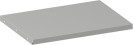 Prídavná polica ku kovovým skriniam, 508 x 400 mm, sivá, 1 ks