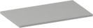 Prídavná polica ku kovovým skriniam, 950 x 600 mm, sivá, 1 ks