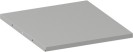 Přídavná police ke kovovým skříním, 508 x 500 mm, šedá, 1 ks
