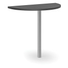 Prístavba pre kancelárske pracovné stoly PRIMO, 800 mm, grafit