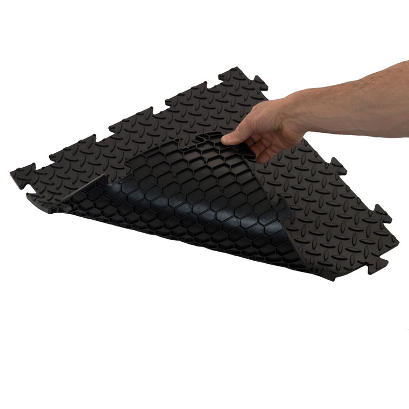 PVC puzzle podlahová dlaždica - textúrovaný povrch, 0,51 x 0,51 m, 1 ks