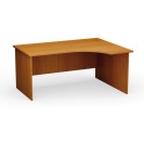 Rohový kancelářský pracovní stůl PRIMO Classic, 1600 x 1200 mm, pravý, třešeň