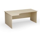 Rohový kancelársky pracovný stôl PRIMO Classic, 1800 x 1200 mm, ľavý, breza
