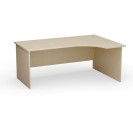 Rohový kancelársky pracovný stôl PRIMO Classic, 1800 x 1200 mm, pravý, breza