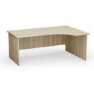 Rohový kancelársky pracovný stôl PRIMO Classic, 1800 x 1200 mm, pravý, dub prírodný